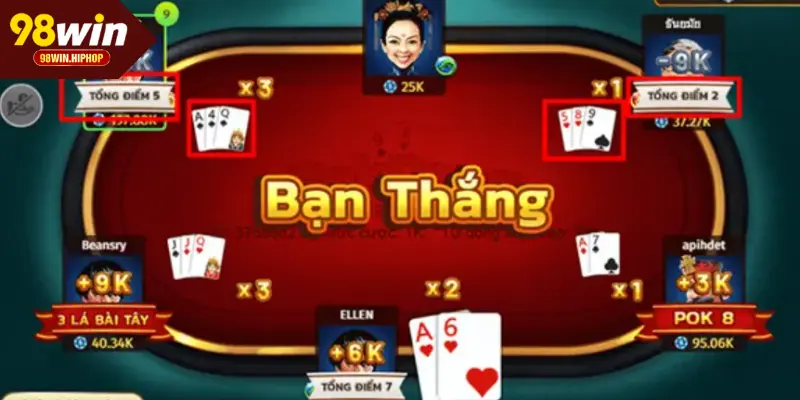 Bí quyết chinh phục Pok Deng 98Win